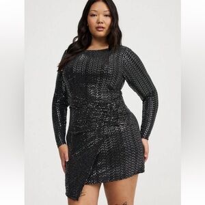 NWT Torrid Sequin Wrap Dress